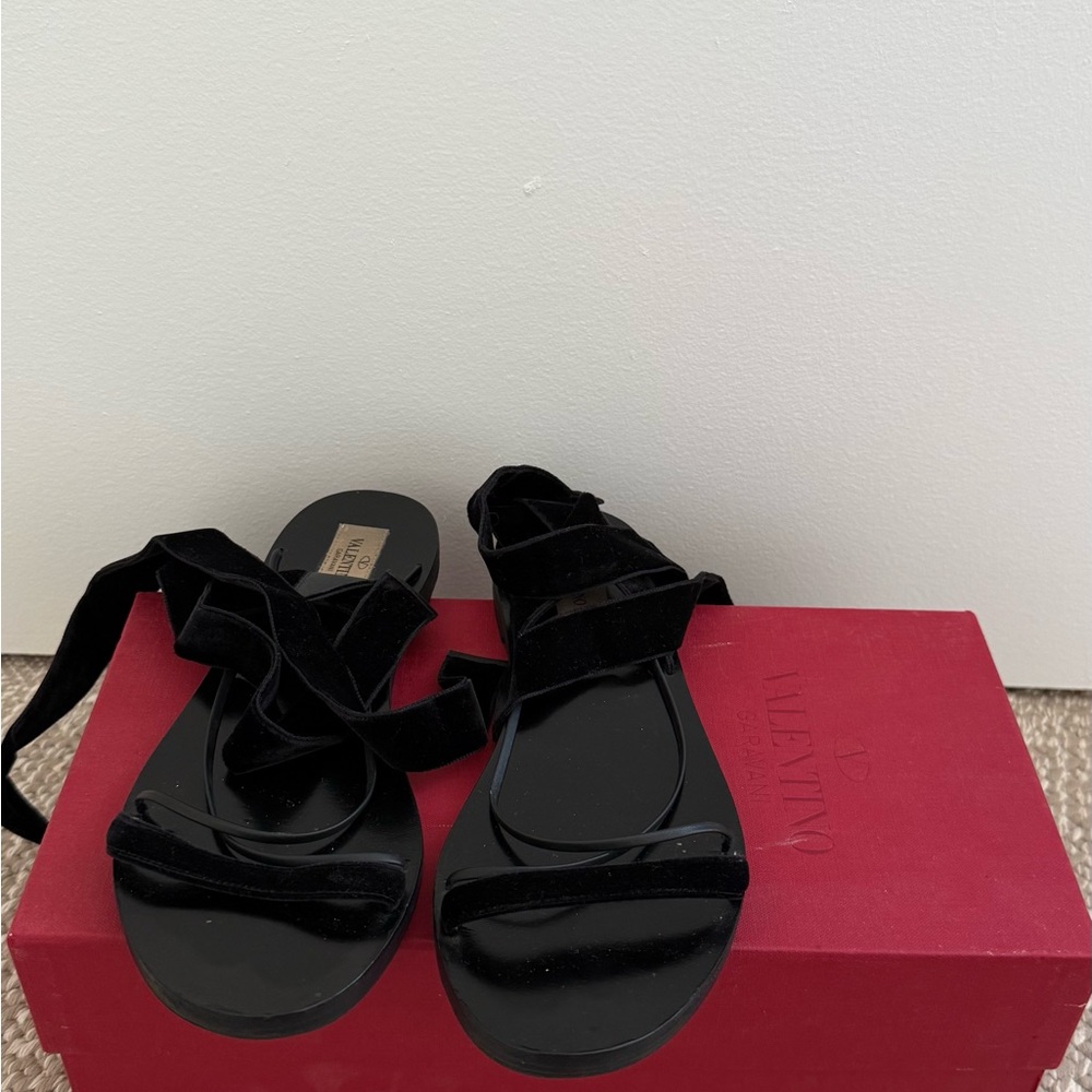 Valentino Elegant Black Sandals for Women